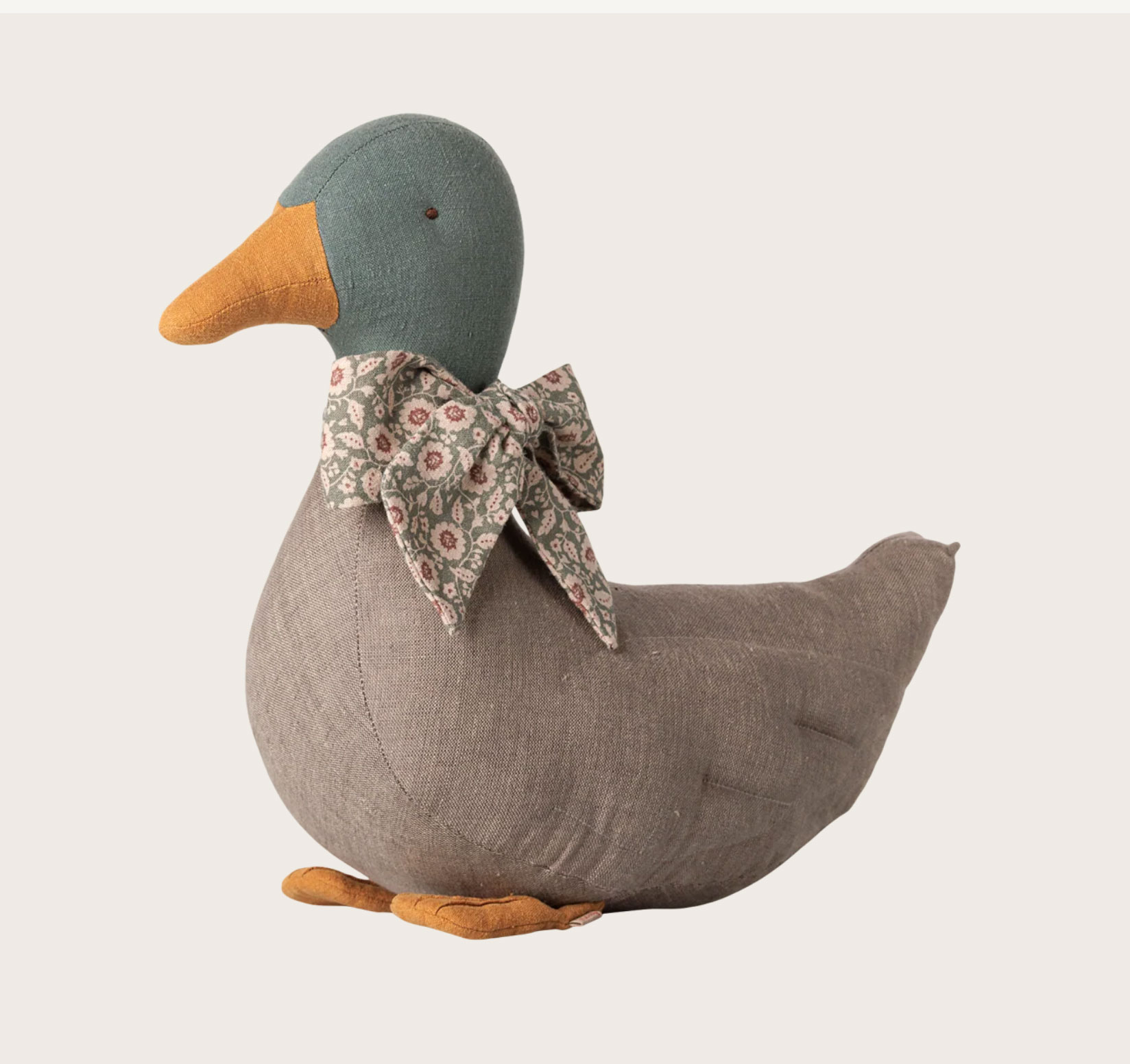 Maileg Ente mit Schleife – Grau
