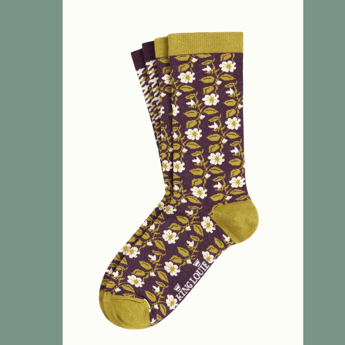 King Louie Socken  Socks 2-Pack Onyx, Farbe: Imperial Purple