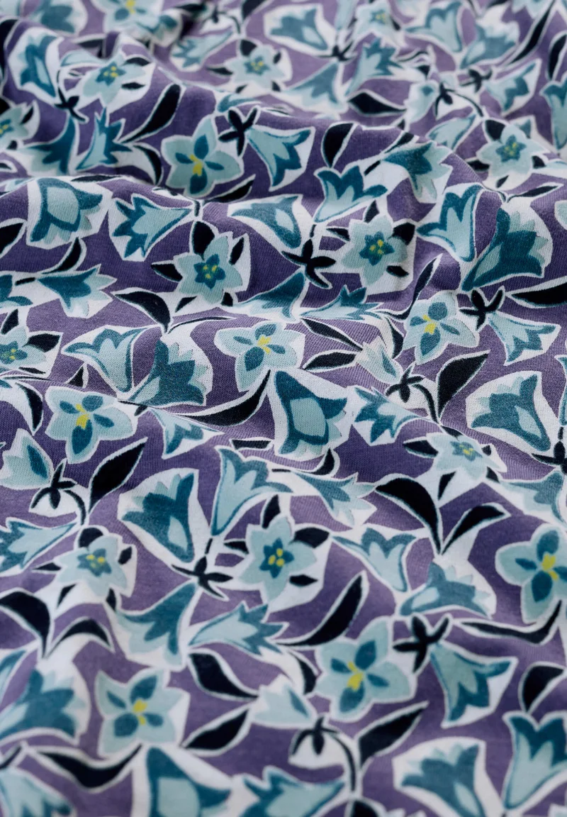 % SEASALT CORNWALL Appletree Keyhole Detail T-Shirt in GOTS-Certified Organic Cotton