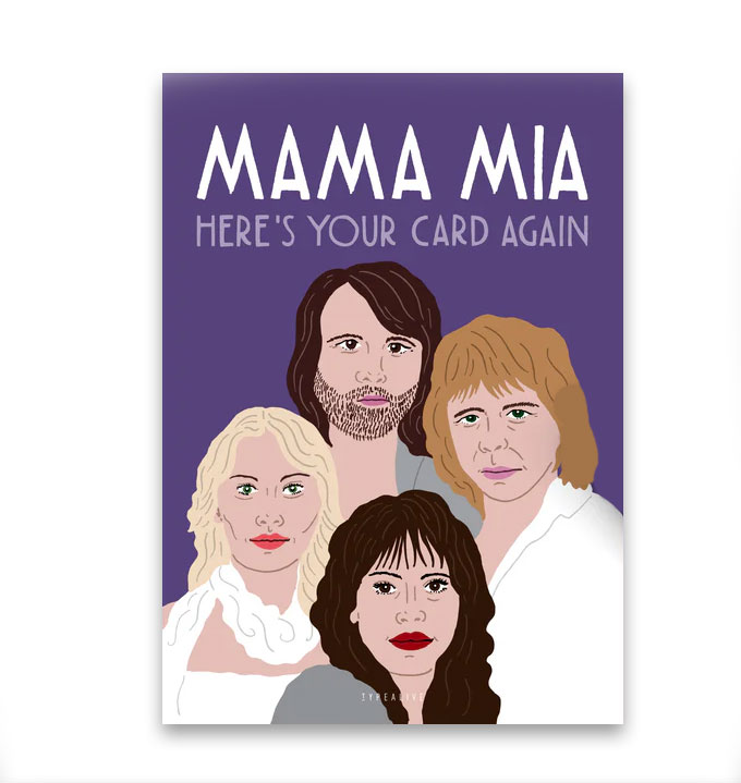 Typealive Postkarte "Mama Mia"  