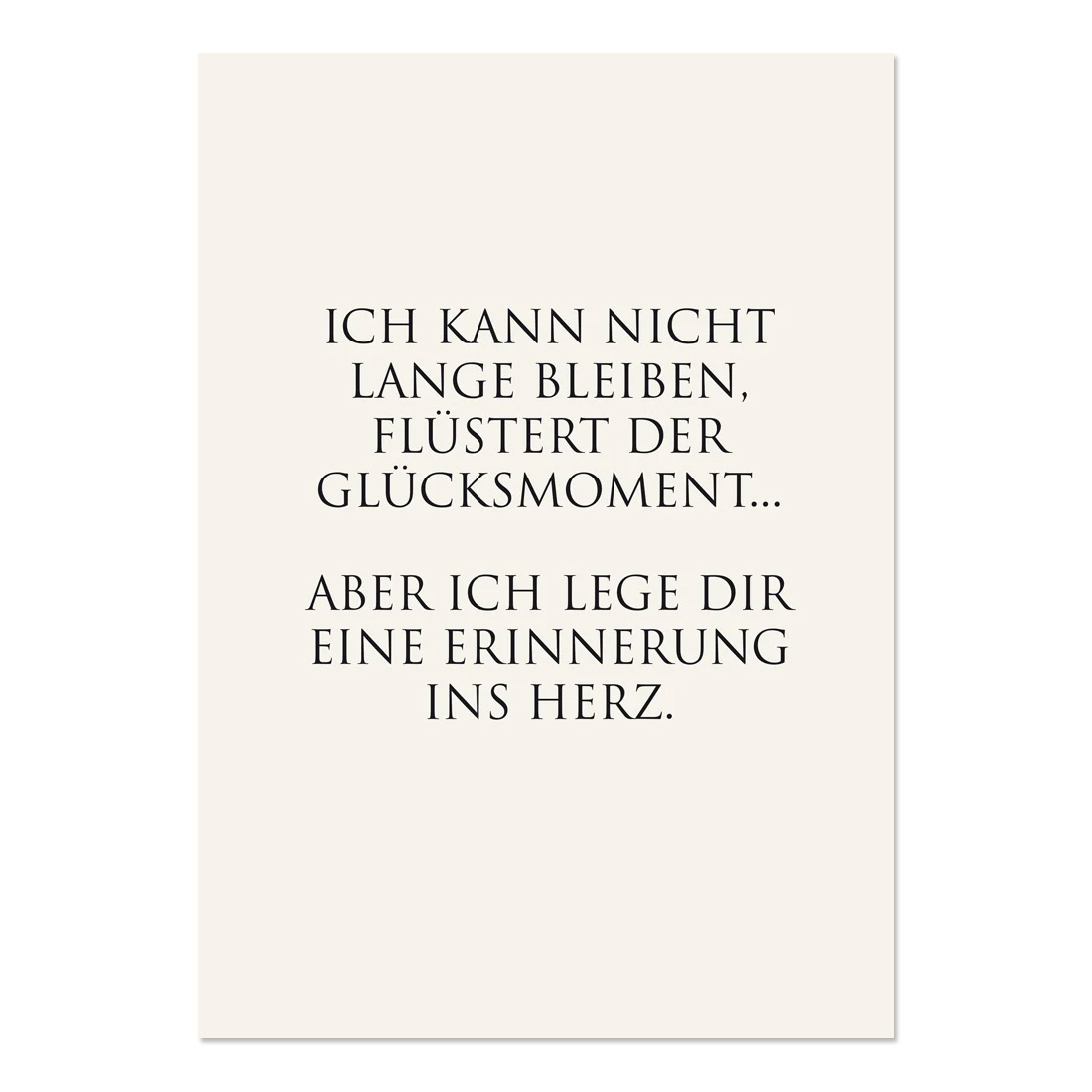 Kunstdruck A3  "Der Glücksmoment..." von Wunderwort 