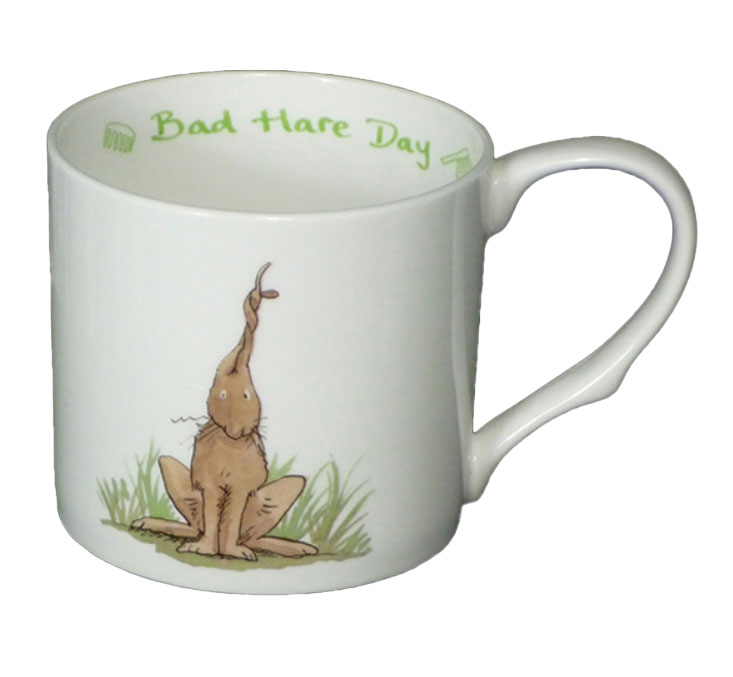 Two Bad Mice Becher groß "Bad Hare Day", 400 ml by Anita Jeram