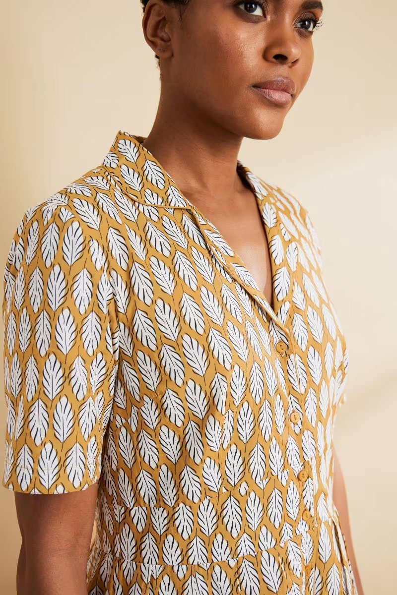 & SEASALT CORNWALL Kleid Charlotte Dress, Brushed Leaf Dark Sienna, % ...ein Kleid wie aus der Provence :-)