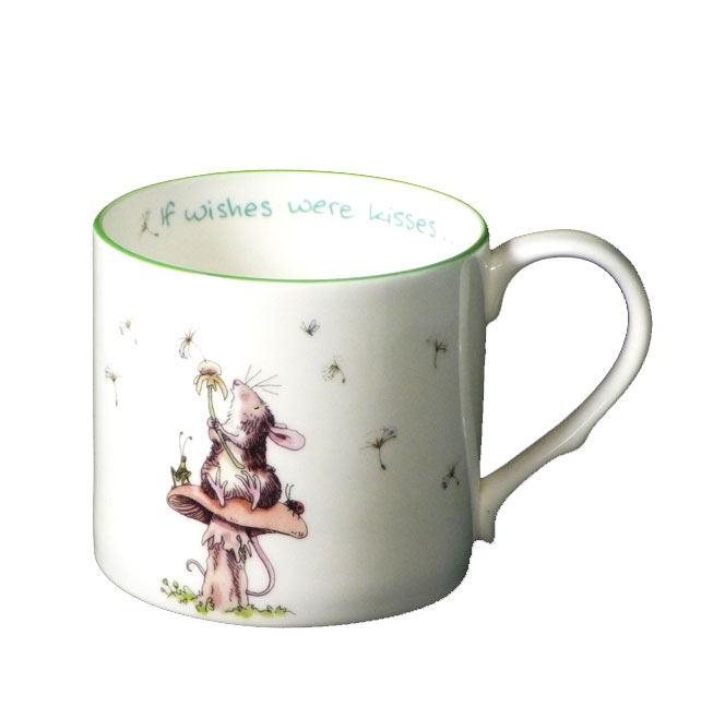 Two Bad Mice Becher med "If Wishes were Kisses", 300 ml by Anita Jeram 