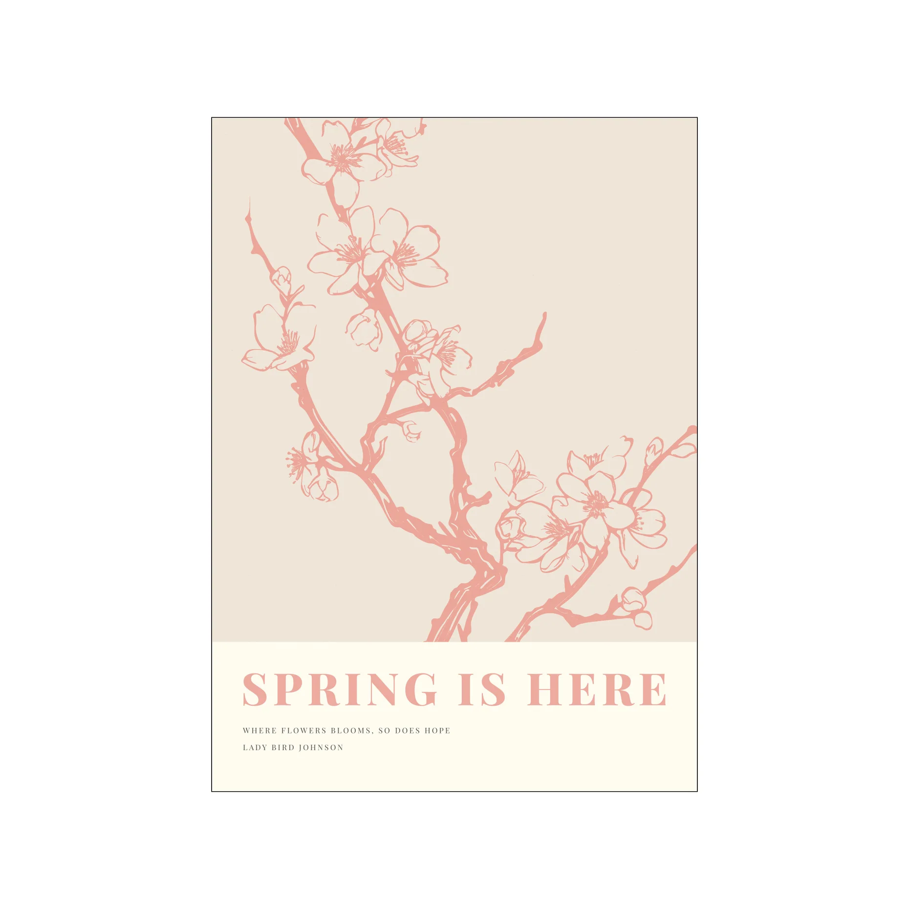 Kunstdruck A3 "Blossom Elegance"     