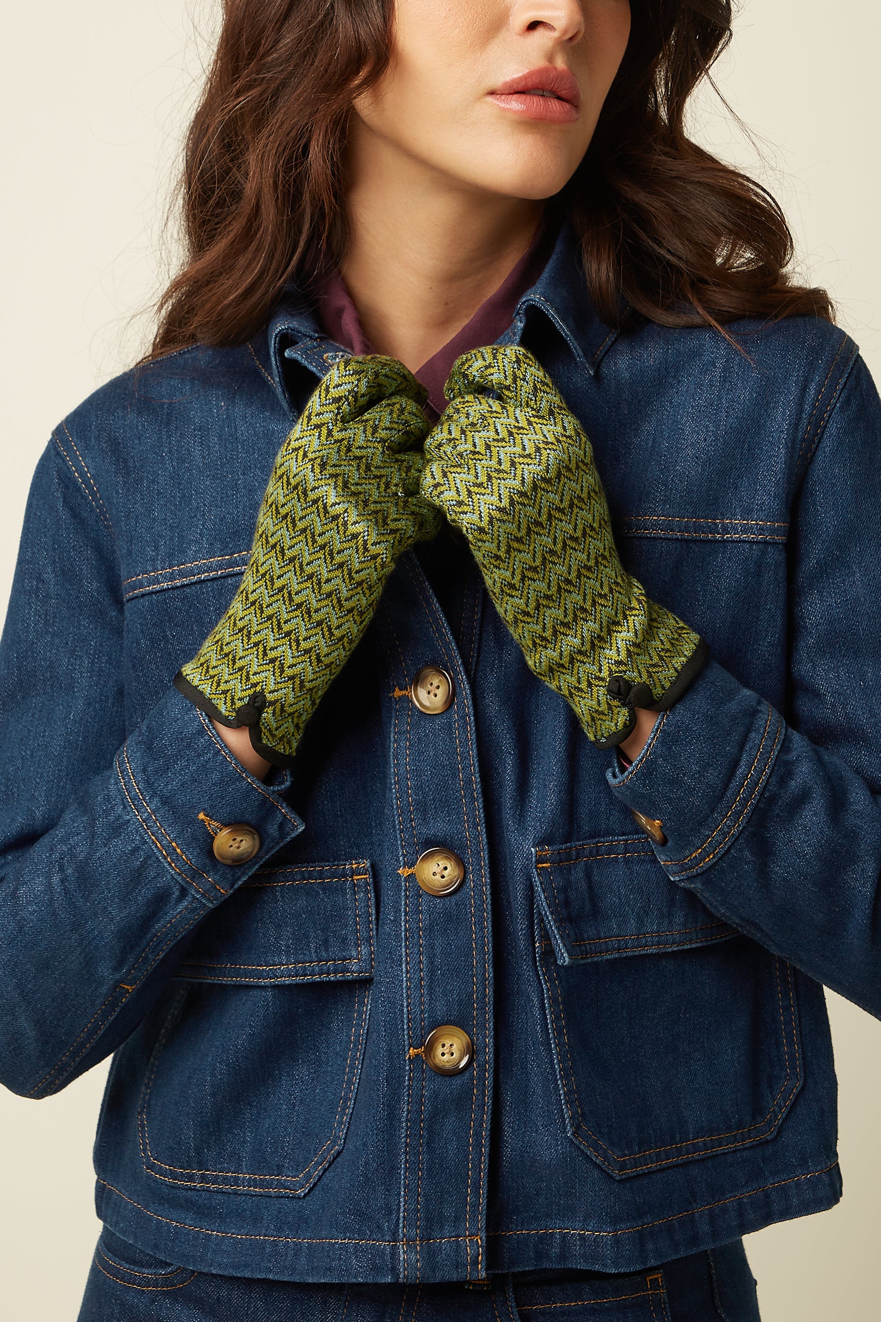 King Louie Handschuhe Wander Glove, Farbe: Cardemon Green