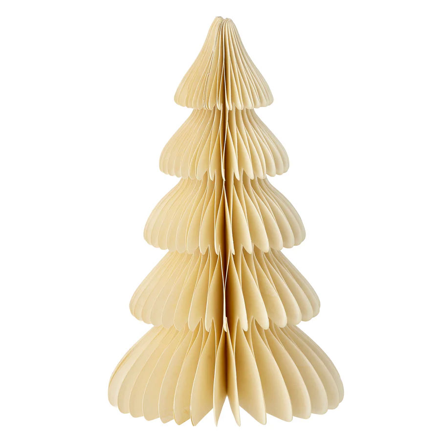 Bungalow Honeycomb Tannenbaum Fraser, ca. 26cm Shell von Bungalow, Papier, Honeycomb Tree Fraser H26cm Shell