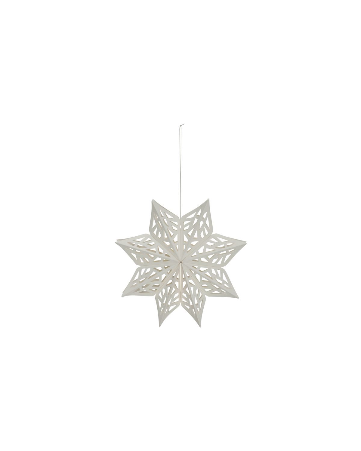 House doctor XMAS " SNOWFLAKES" 4er Set von House doctor, Papier Weiß, D. ca. 15 cm