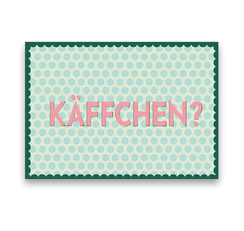 Postkarte Käffchen? von Toni Starck