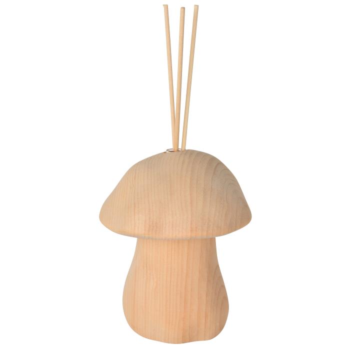 Zirbenholz Duftträger Steinpilz, Größe 17 cm, Ausführung Natur