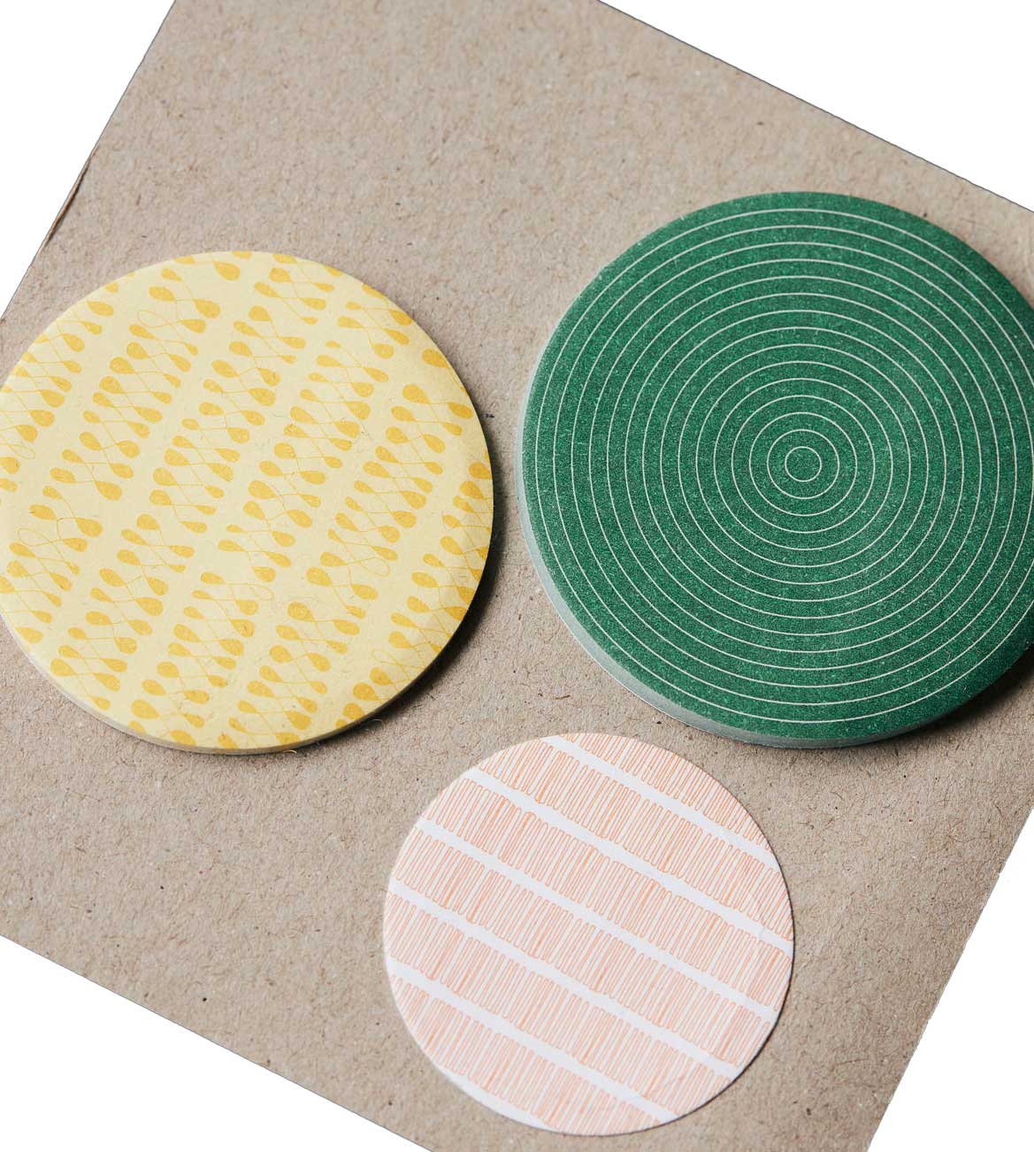 Monograph Haftnotizen, Dot, Grün/Gelb/Orange Monograph Haftnotizen, Dot, Grün/Gelb/Orange