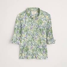 SEASALT CORNWALL Larissa Shirt-Pressed Fern Chalk