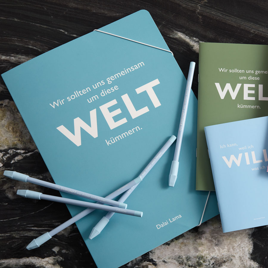 Sammelmappe " Welt", Dalai Lama  von Cedon , A4