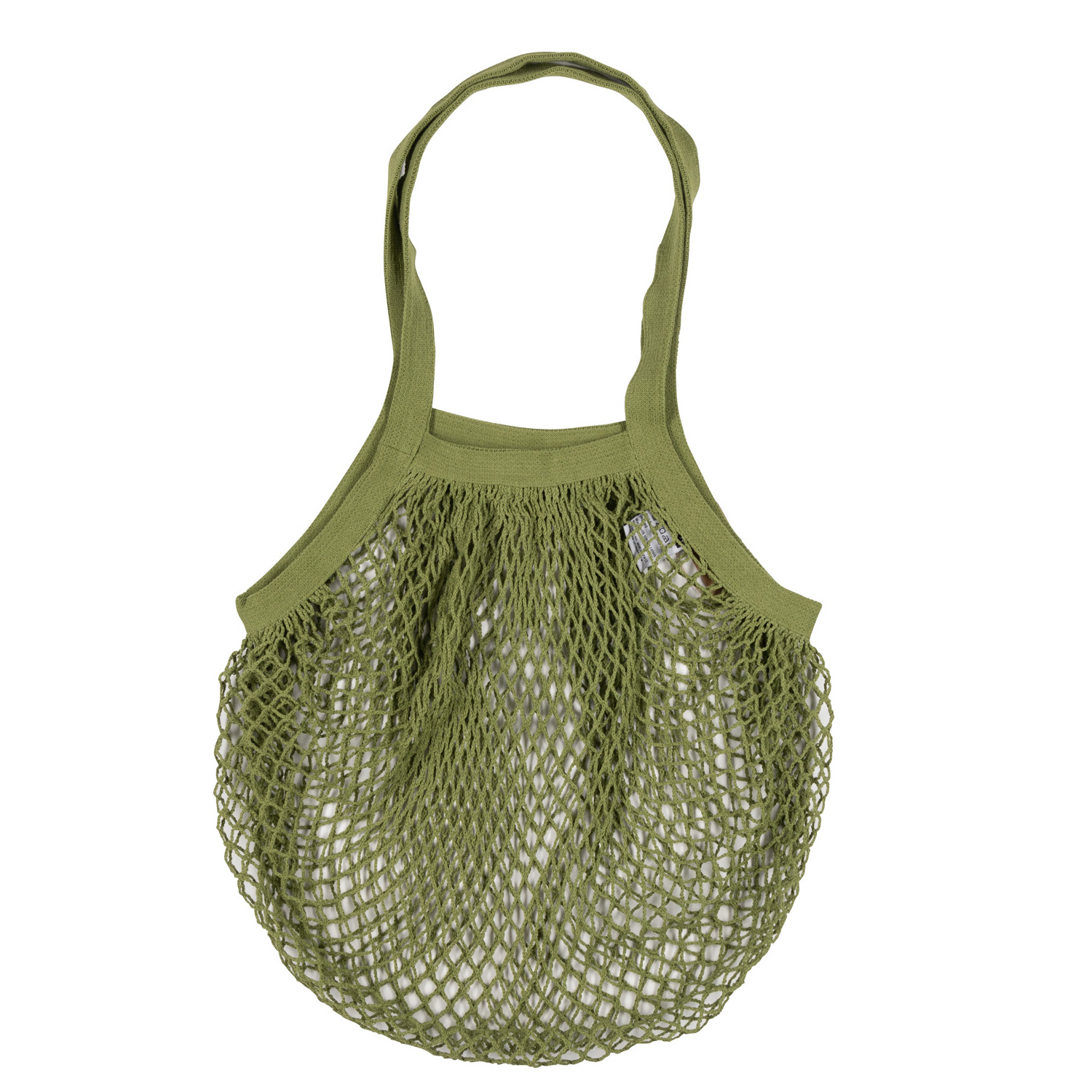 Einkaufsnetz olive , 100 % Baumwolle (bio), GOTS-zertifiziert Einkaufsnetz olive , 100 % Baumwolle (bio), GOTS-zertifiziert