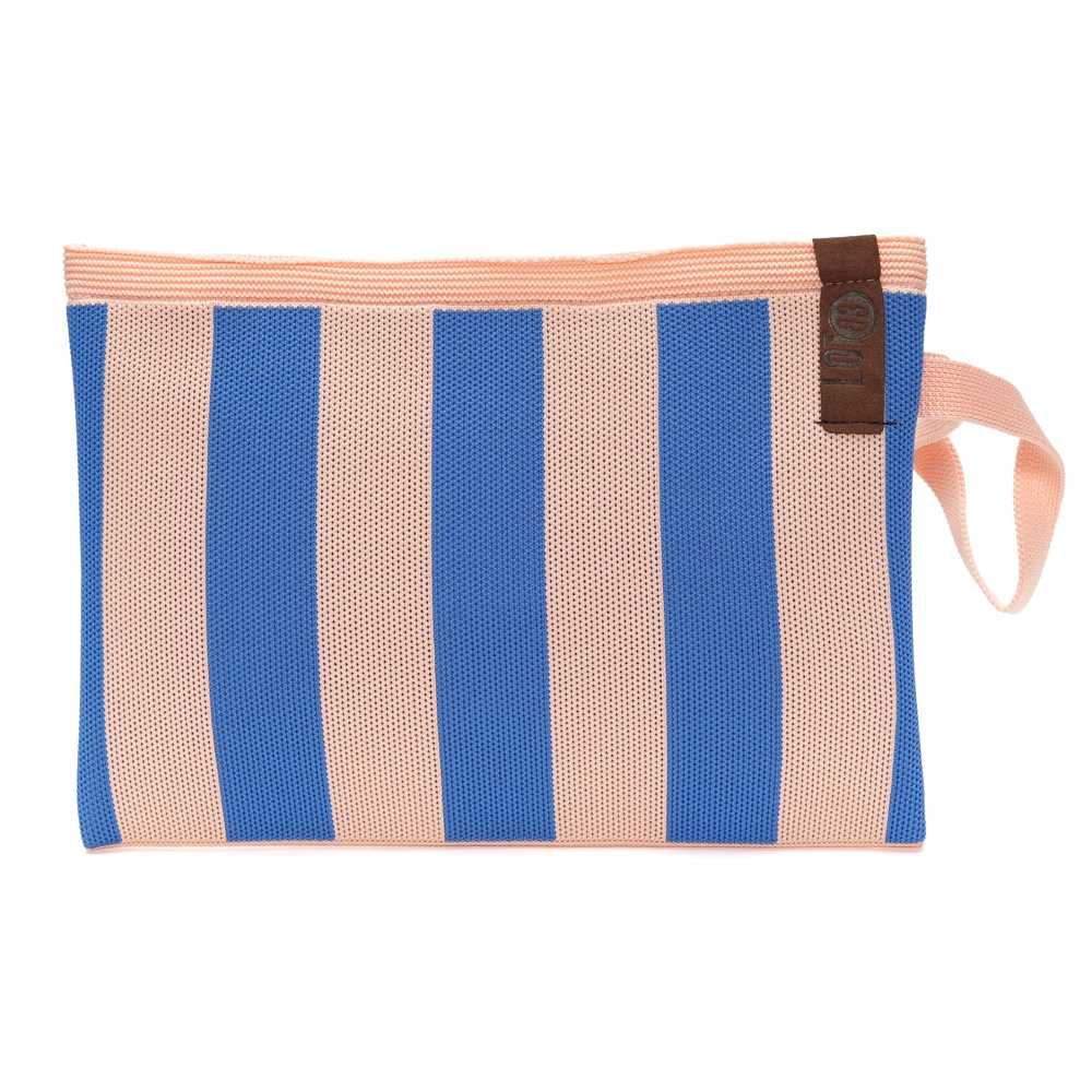 LOT83 Tasche Billie 61,  ca.  20 x 27 cm Streifen blau