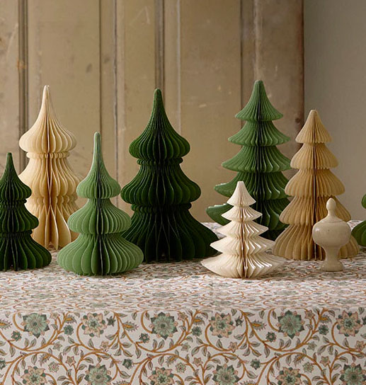Bungalow Honeycomb Tannenbaum Spruce , ca. 24 cm Ming von Bungalow, Papier, Honeycomb Tree Spruce H24cm Ming