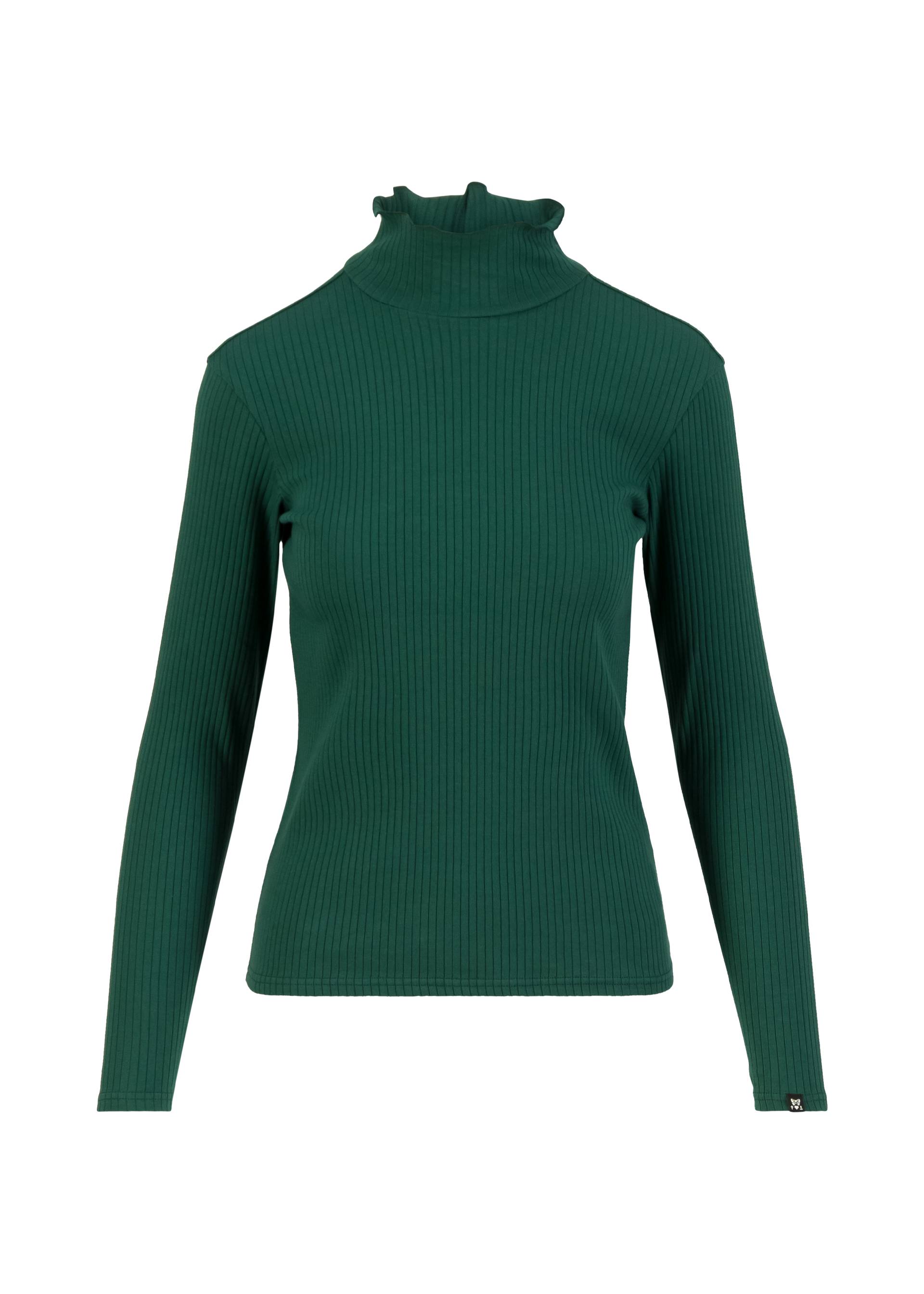 Blutsgeschwister Longsleeve Female Power, Farbe: emerald dahlia green