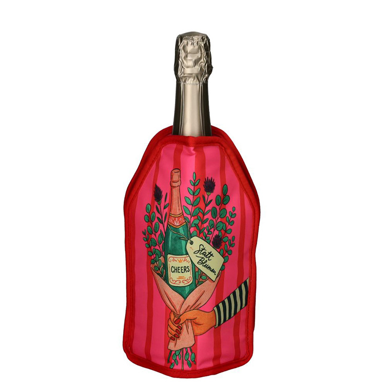 Froid, Kühlmanschette, Motiv:Statt Blumen, hot pink