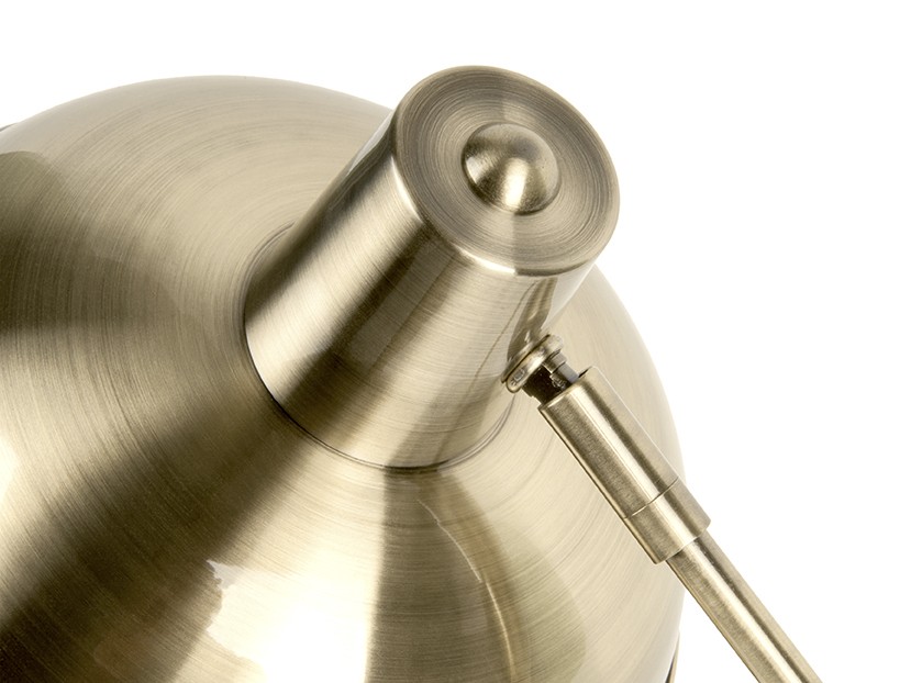 Tischlampe HOOD, Messing,  H.  ca. 37,5 cm 