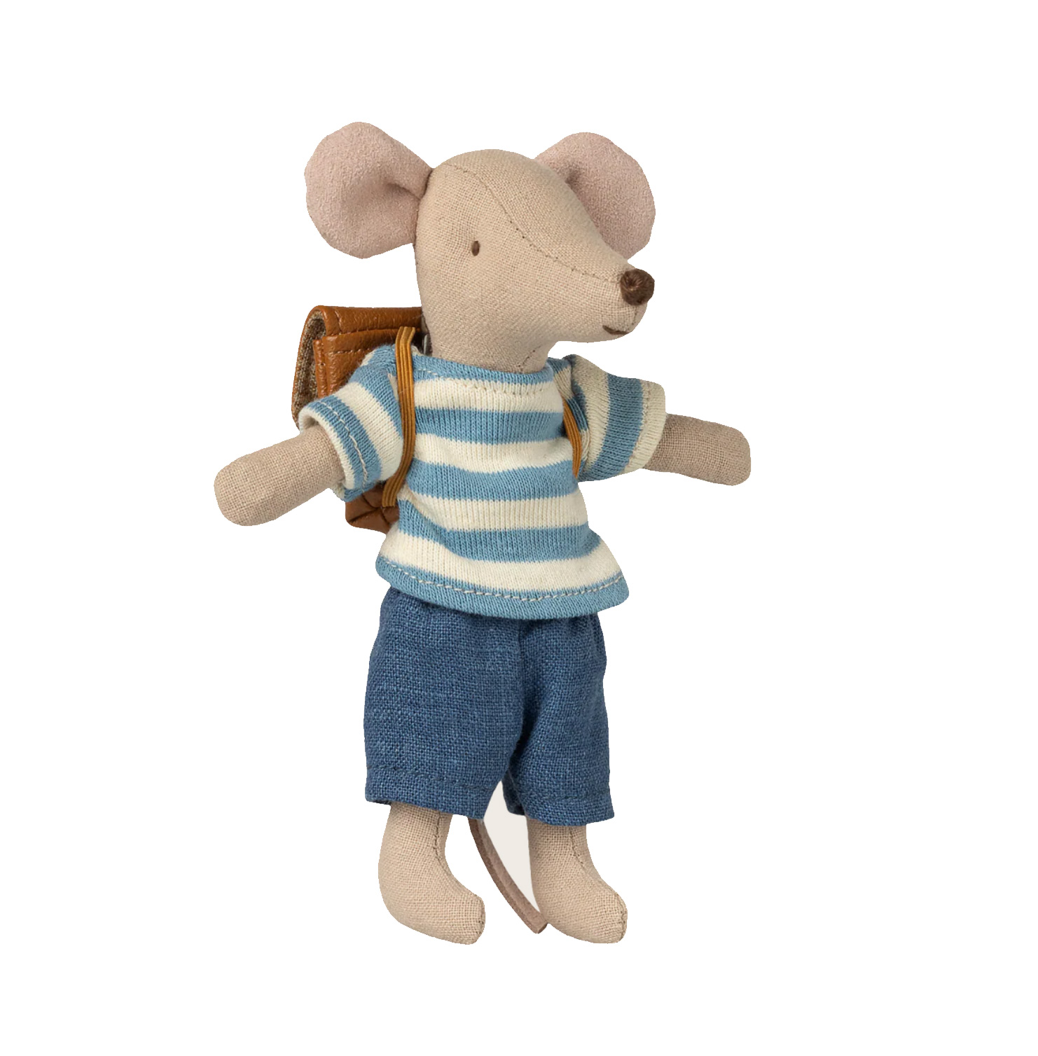 Maileg Dreirad-Maus, Großer Bruder – Braun, ca. 13 cm  