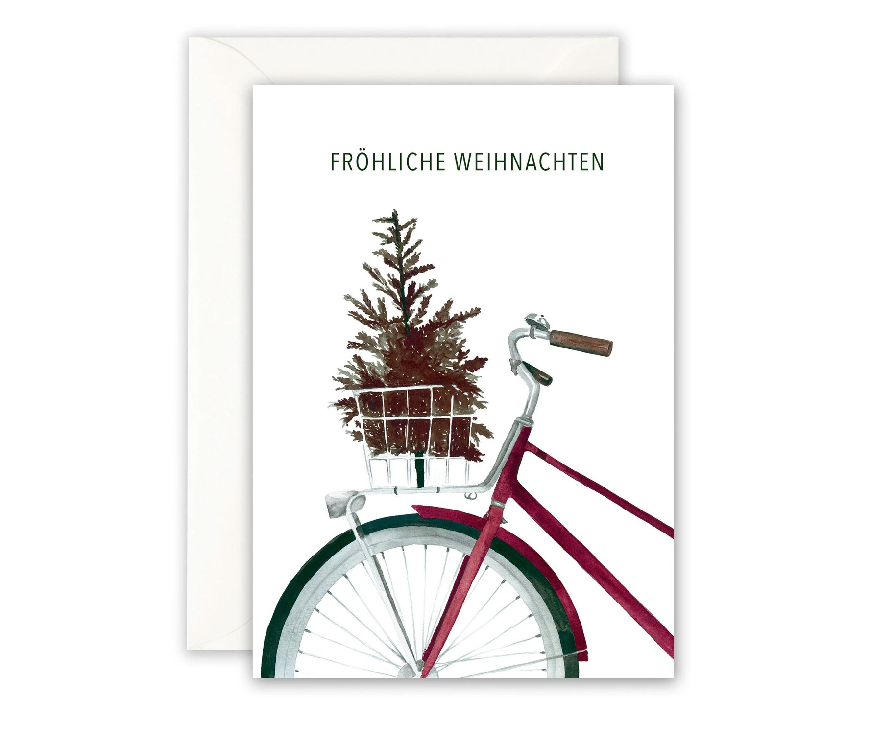 Leo la Douce Doppelkarte · CHRISTMAS GREETINGS-  Weihnachtskarte