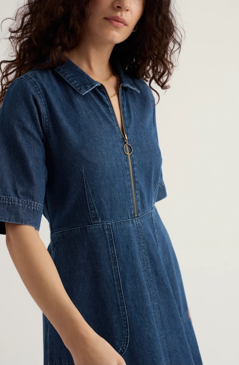 % SEASALT CORNWALL Jeanskleid Gwenter Dress-Mid Wash