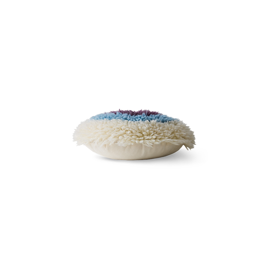 HKliving Kissen Fluffy rund, D. ca. 40 cm, Fluffy cushion, eye catcher
