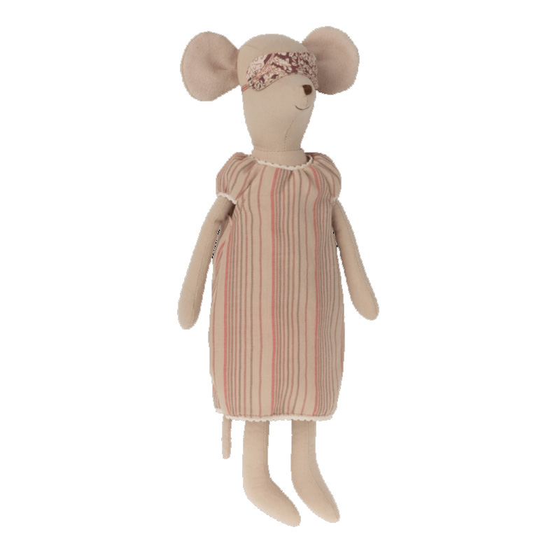 Maileg Maus im Nachthemd, Medium, ca. 33 cm, Medium mouse, Nightgown Maileg Maus im Nachthemd, Medium, ca. 33 cm, Medium mouse, Nightgown