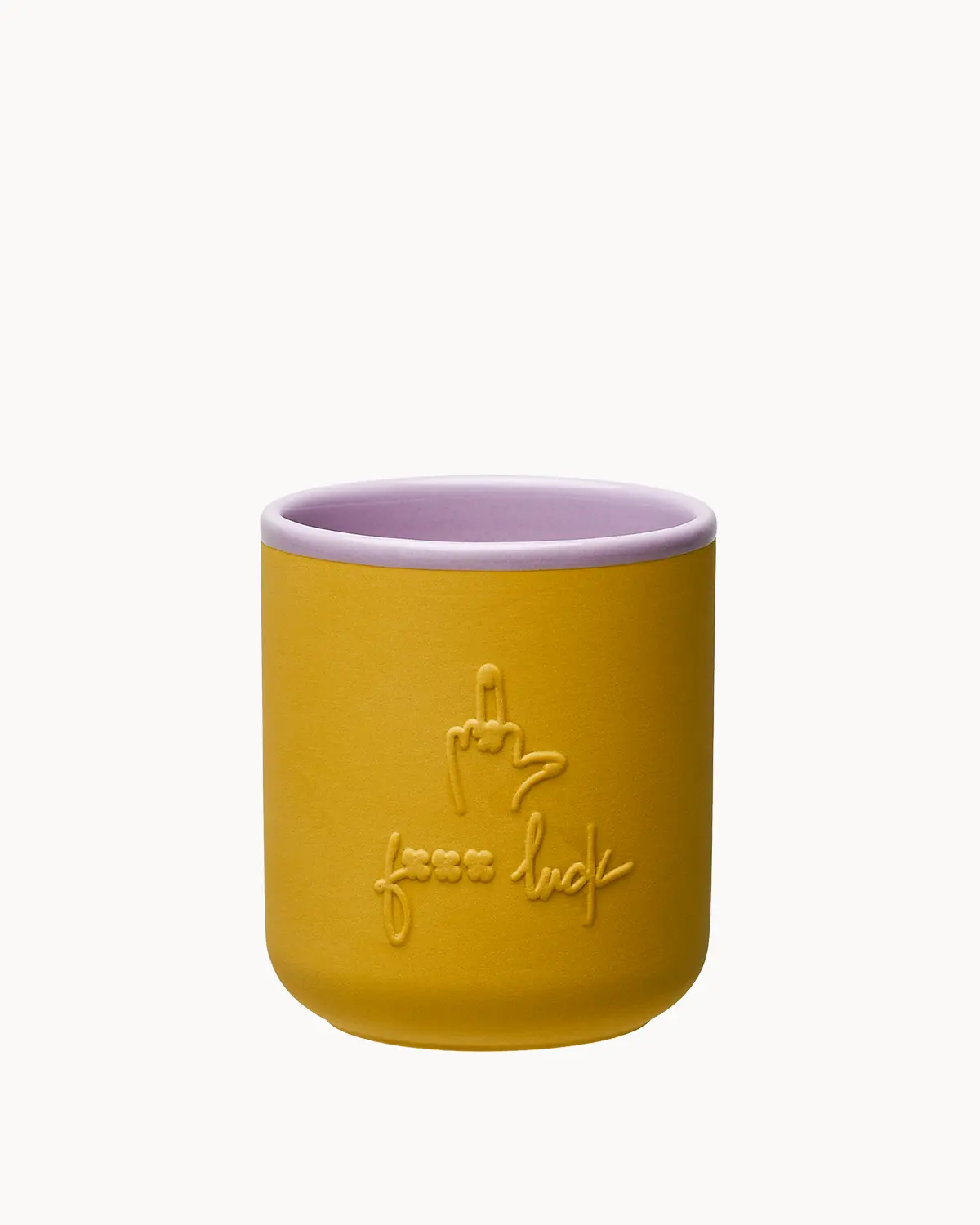 GOOD MOOD Porzellantasse - F luck , 380 ml, Becher, good mood cup series - F luck