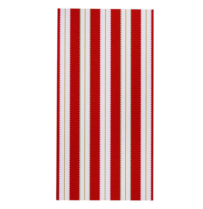 Bungalow Papierservietten Como Scarlet, ca. 10x20cm