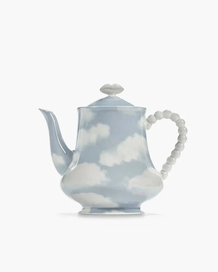 Rêves de Rêves Teekanne hellblau , Wolkengeschirr, ca. L 19.2 W 13.2 H 16.5 CM