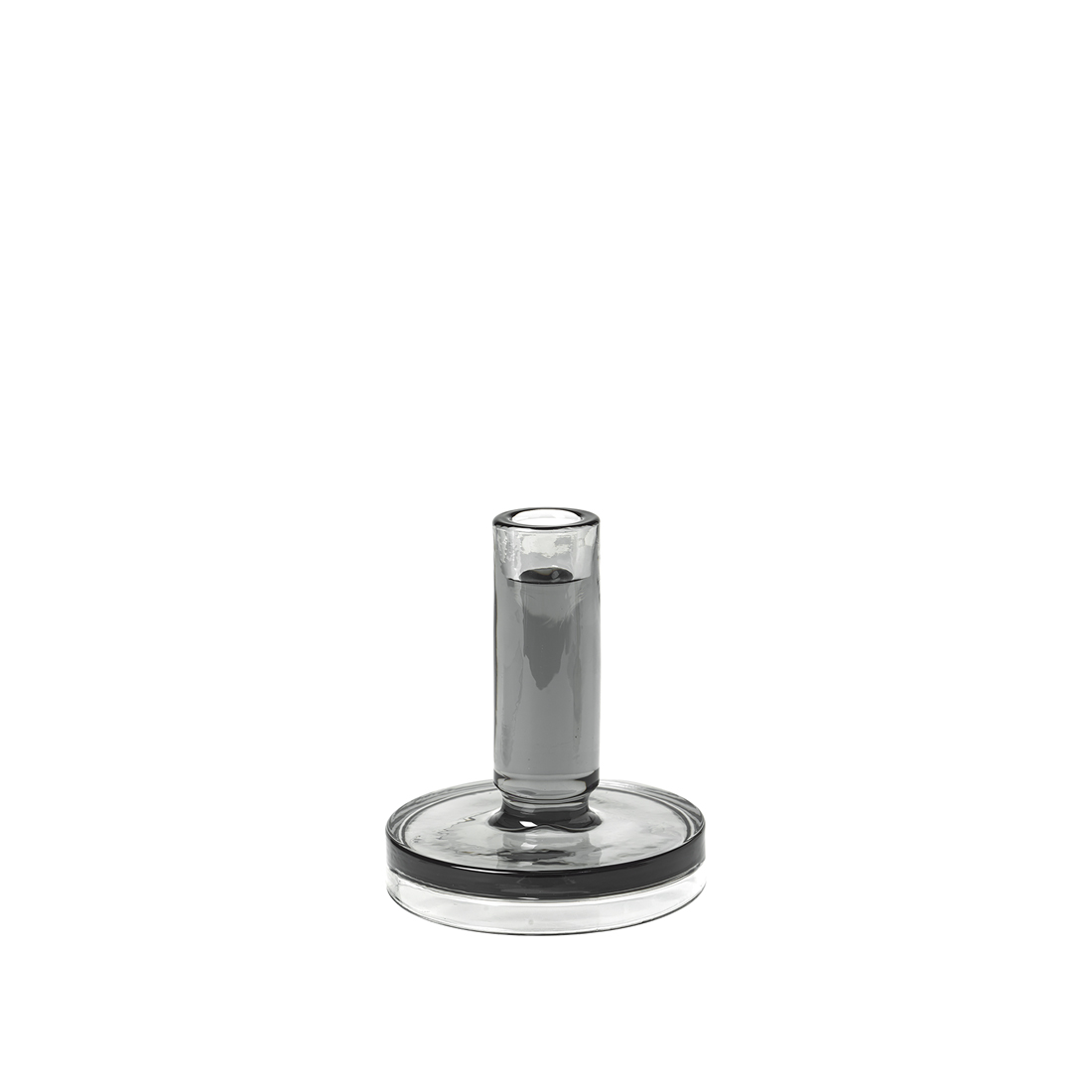 Petra Leuchter Smoke Grey, Glas  H14 cm  von Broste Copenhagen