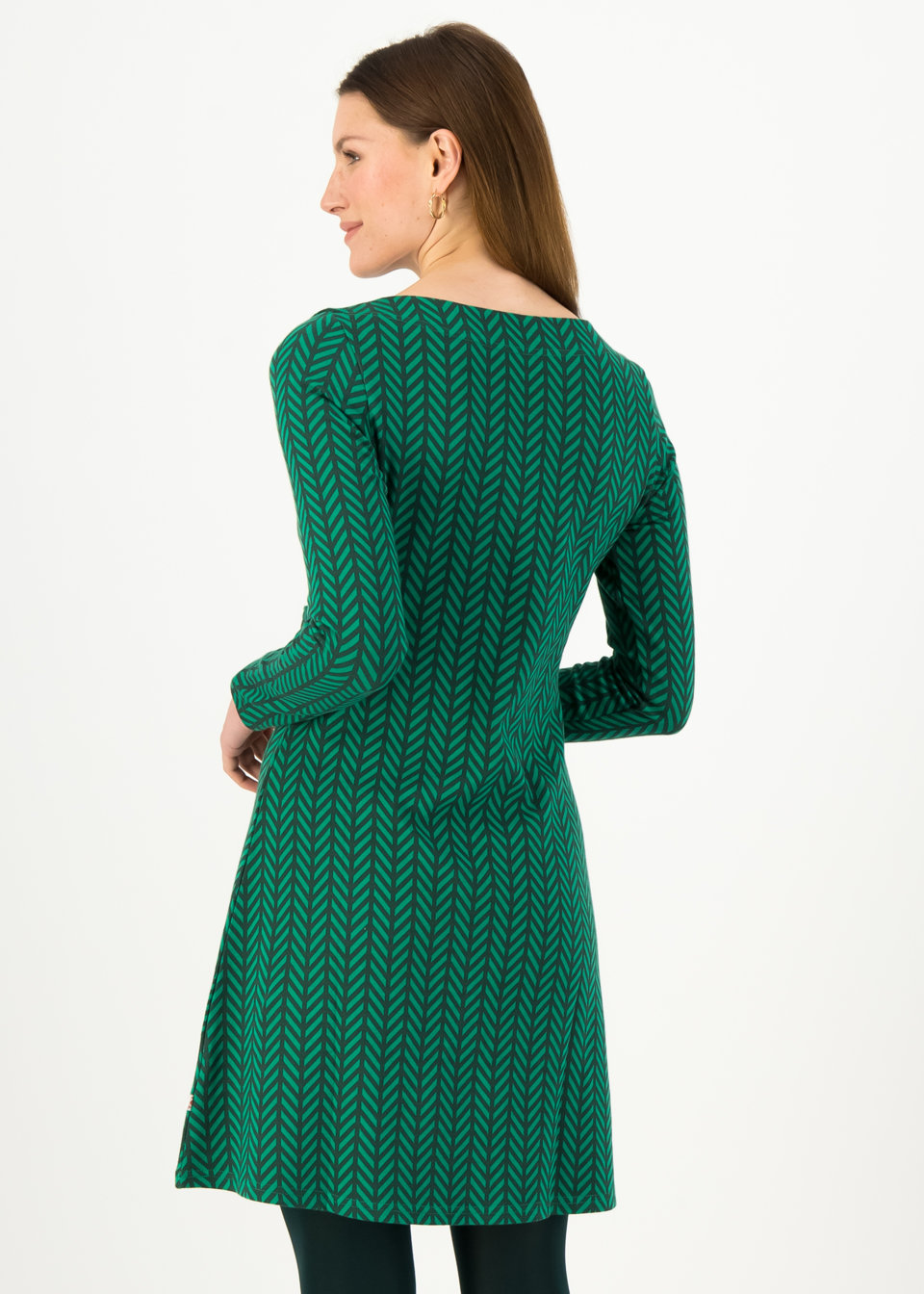 Blutsgeschwister Etuikleid mod a lula, green zig zag Blutsgeschwister Etuikleid mod a lula, green zig zag