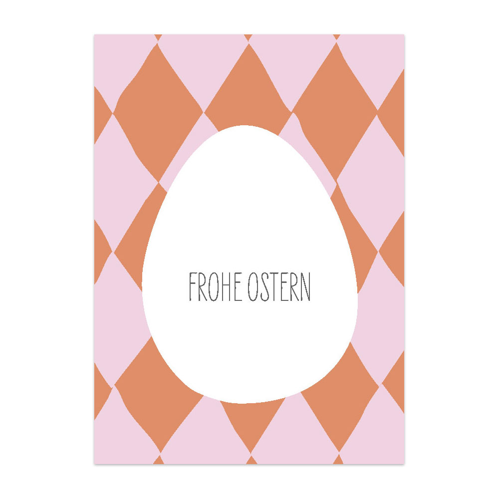 Postkarte Ostern , FROHE OSTERN von andrea liesert