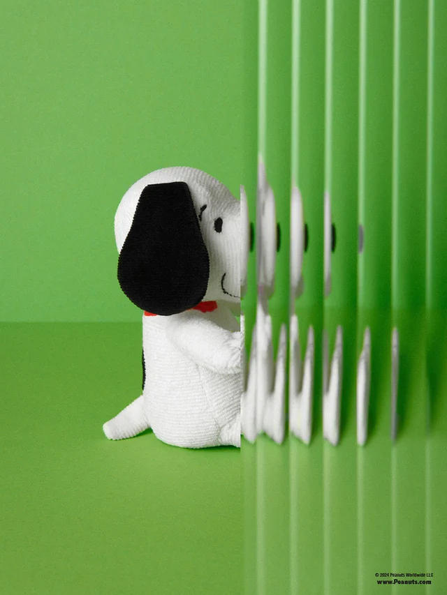 The Peanuts Snoopy Mini Cord in Geschenkbox, Creme , ca. 17 cm 
