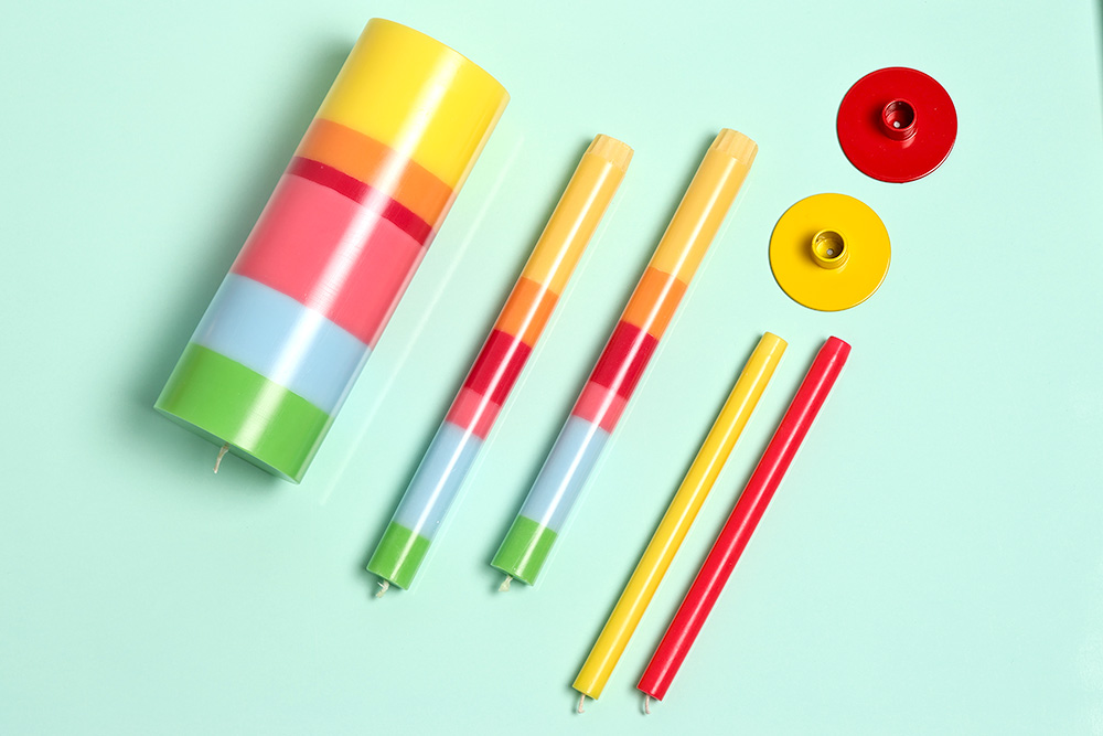 KERZE ZUVERSICHT von not the girl who misses much , Stabkerze, Gratulationskerze Optimismus