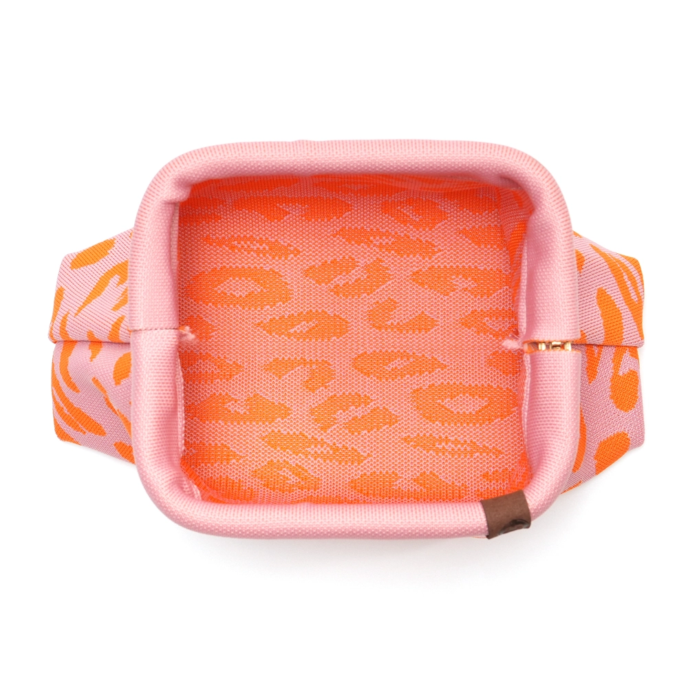 LOT83 Tasche Emma 44 Leo Rosa-Orange,  ca.  20 x 27 cm