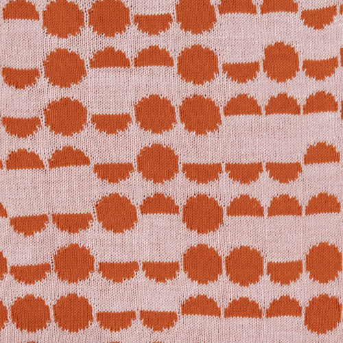 McKernan Schal "STIPPLE" PINK NECTAR,  ca. 28 x 170 cm , 50 % Baumwolle  50 % Seide , Sommerschal , Orange-Rosa