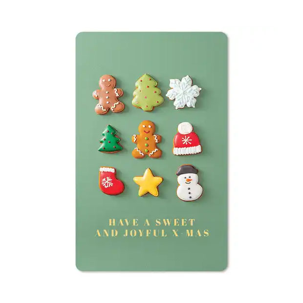 Lunacard Postkarte Weihnachten Have a sweet X-Mas