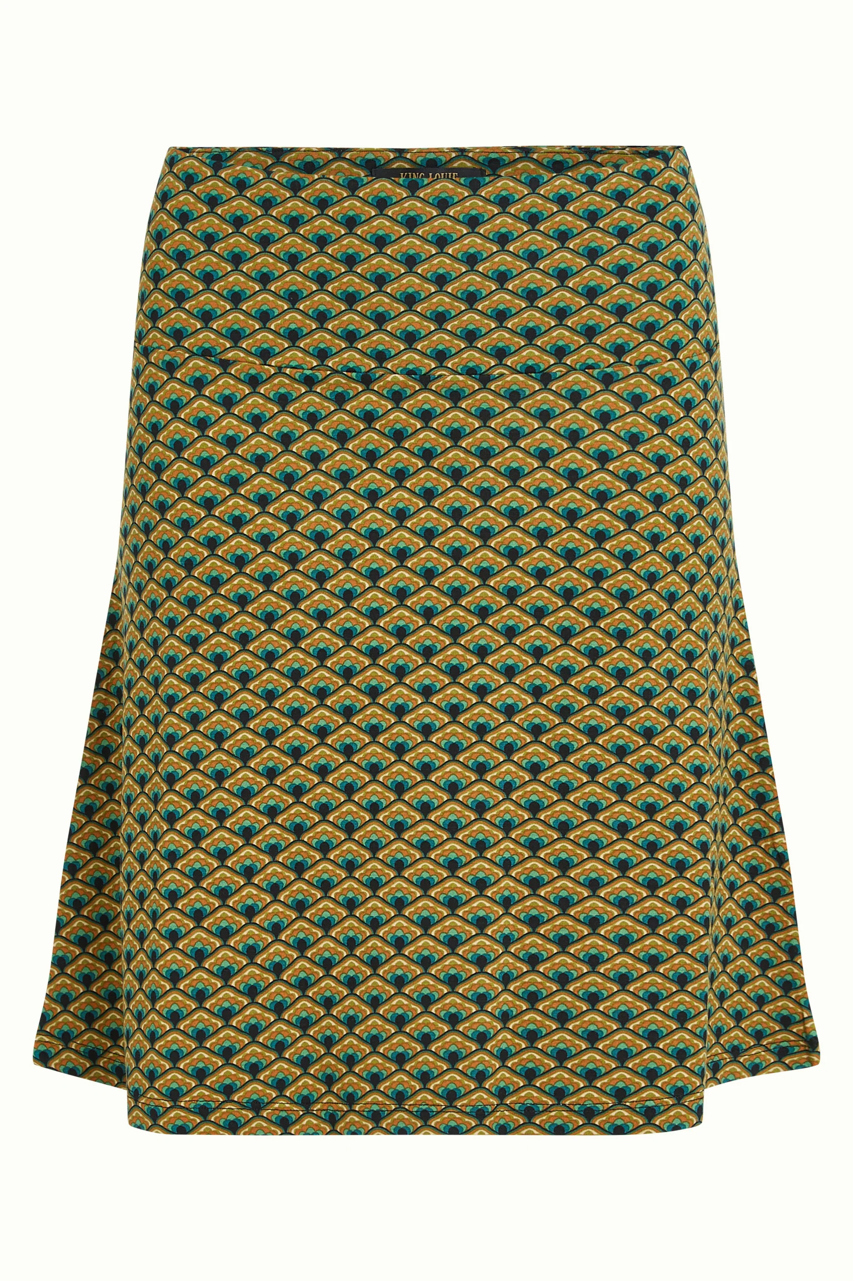 King Louie Border Skirt Frio, Rock, Farbe Spruced Green - Frio