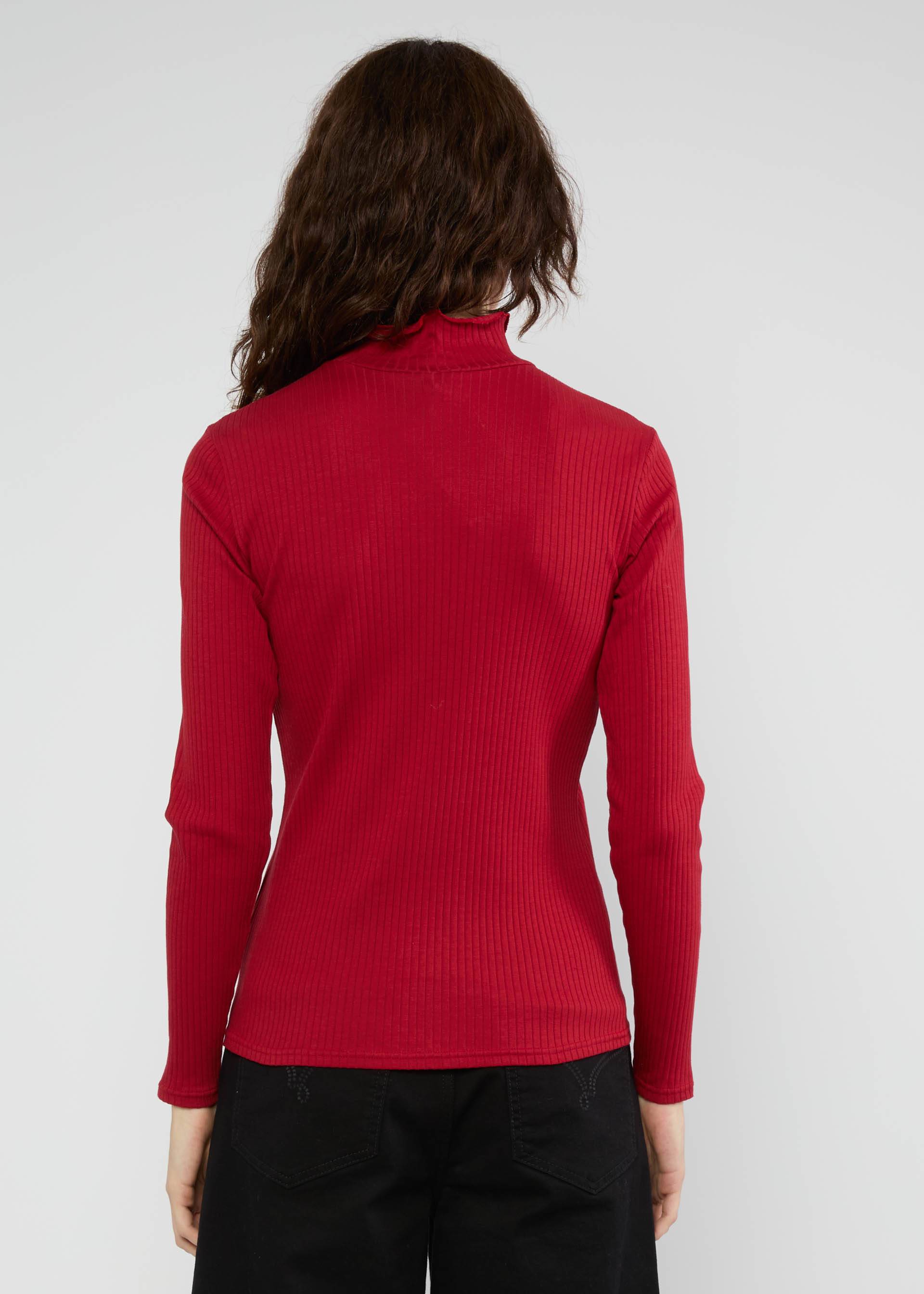 Blutsgeschwister Longsleeve Female Power, Farbe: scarlet dahlia red