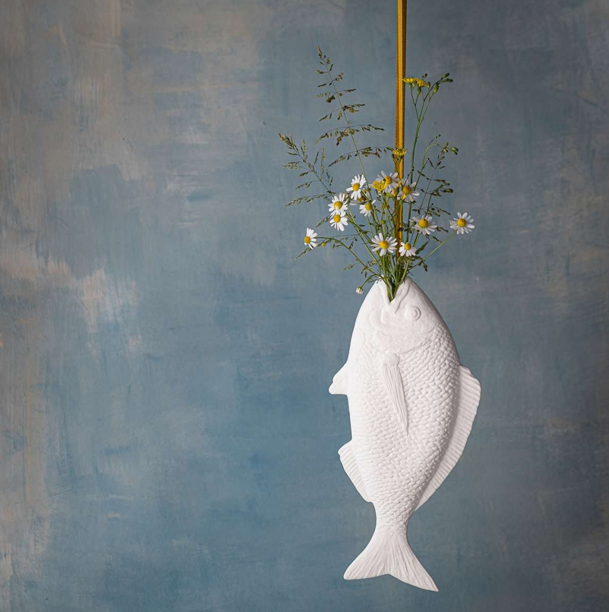 KLATT OBJECTS PETER BARSCH Wandvase, Höhe ca. 28 cm ,Fisch,  pro Stück