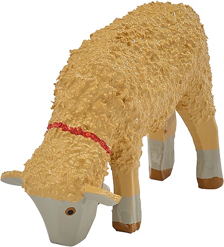 % Wendt & Kühn Krippenfigur SCHAF, STEHEND, KOPF NACH UNTEN , ca. 3 cm