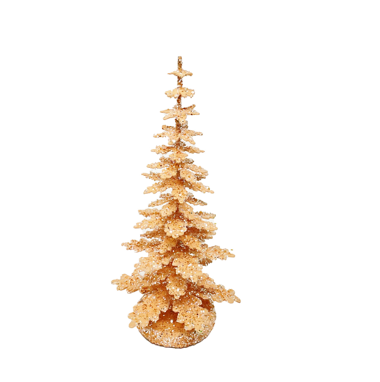 Ino Schaller Weihnachtsbaum Nr. 104 Nude Glitzer H.ca. 20 cm von Ino Schaller  