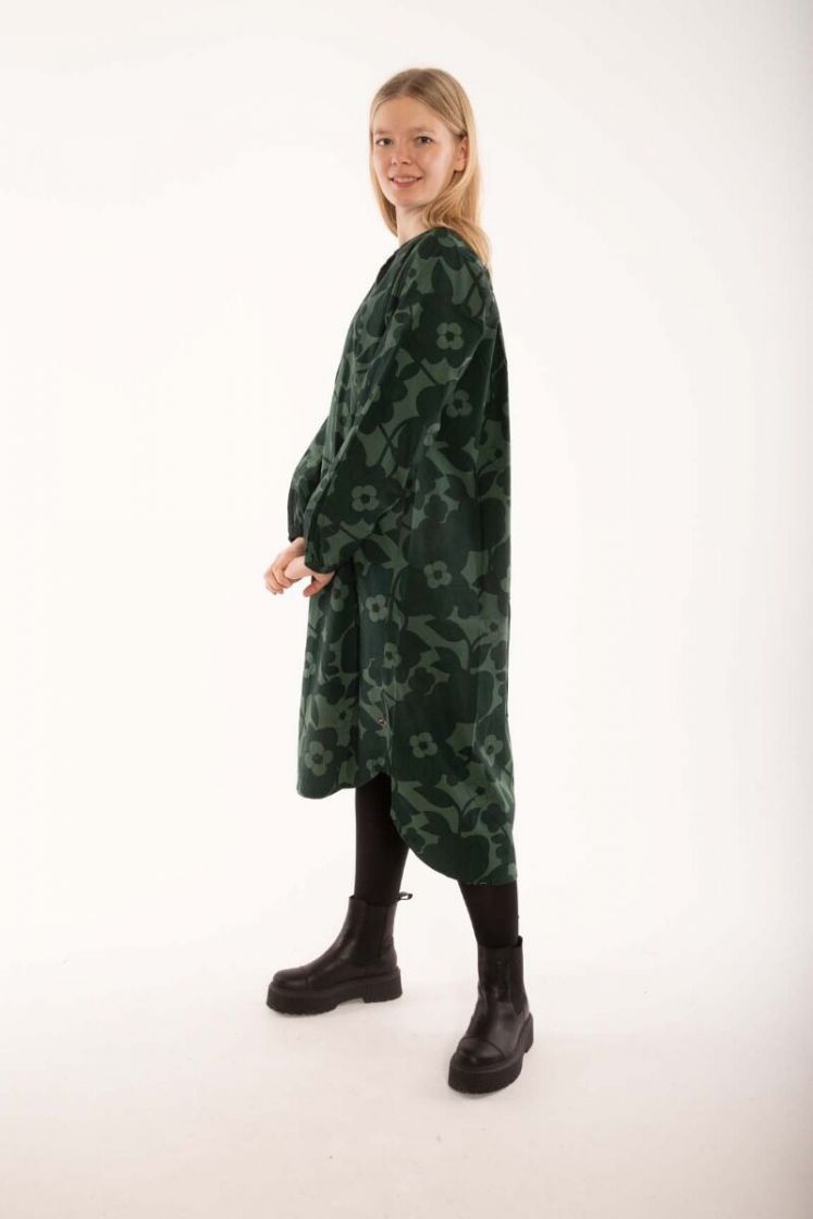 Danefae Kleid Danepalette Dress Army BLOOM BOOM, dunkelgrün Danefae Kleid Danepalette Dress Army BLOOM BOOM, dunkelgrün