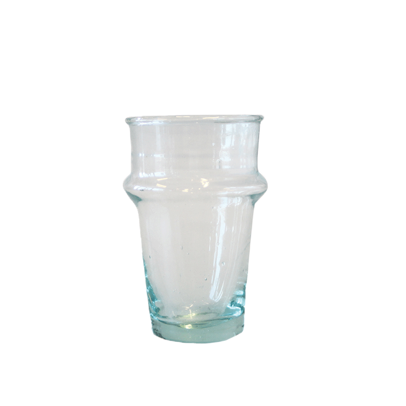 Urban Nature culture Recyclingglas Glas Marokko grün , ca.  Ø 6.5 * 10.5 cm