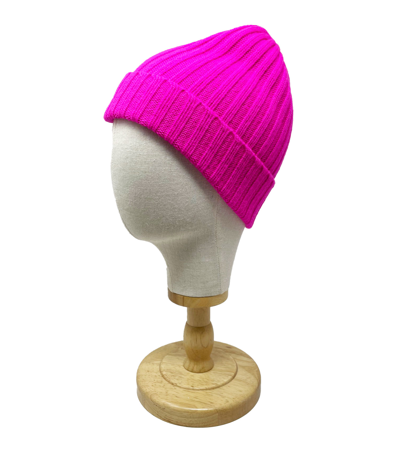McKernan Mütze "CHUNKY RIB HAT" PINK GLOW, Wollmütze, 100% Wolle 