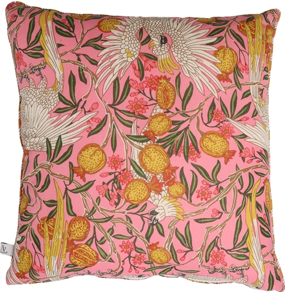 Kissen Ethnic, vogel-pink, ca. 50x50 cm, Baumwolle