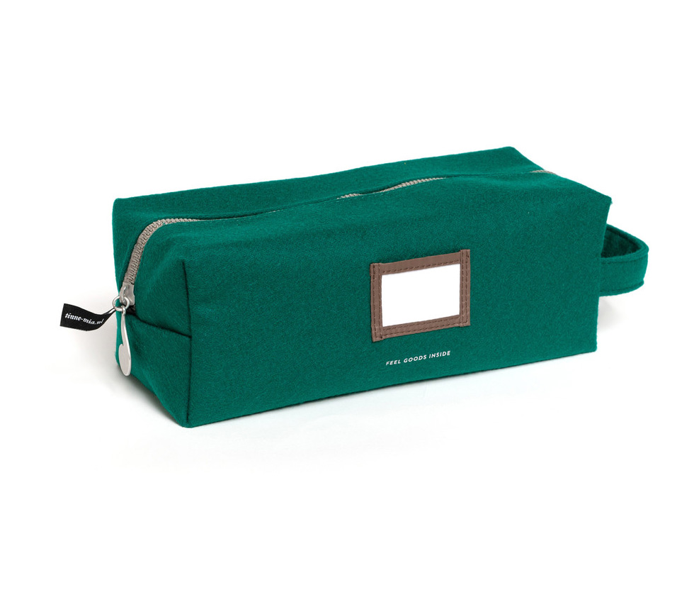 Tinne+Mia "Cleo toiletry bag - Evergreen" , ca. 20x10x10 cm