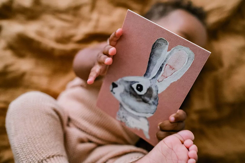 Postkarte Katze von NUUKK 